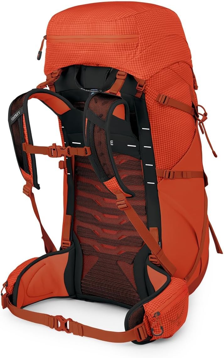 Osprey Talon Pro 40L hydration sleeve with center pass-through access