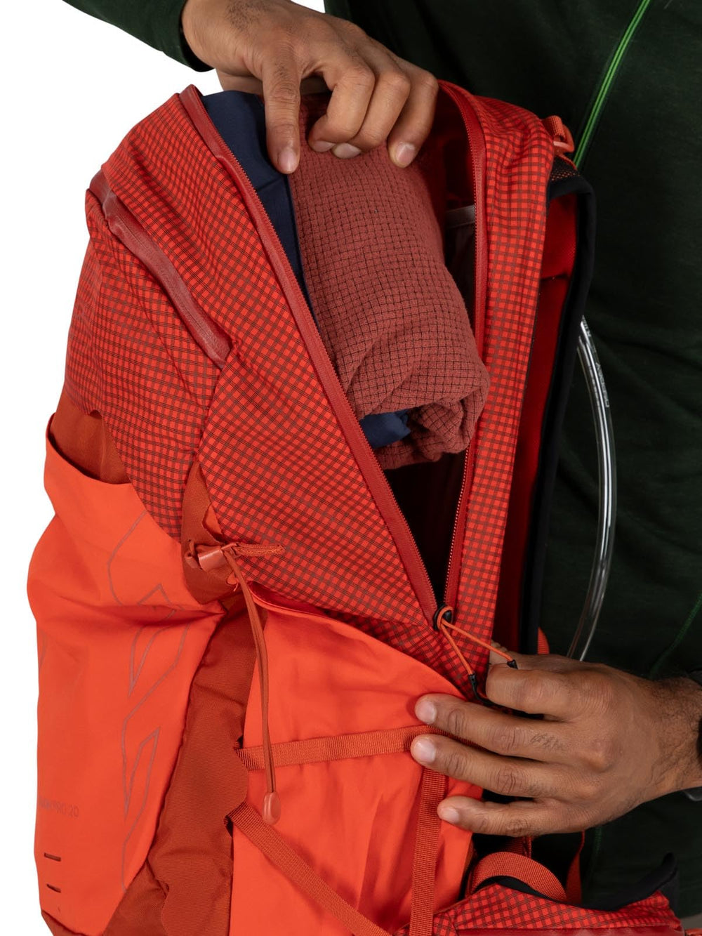Osprey Talon Pro compact gear organization for multi-sport setups