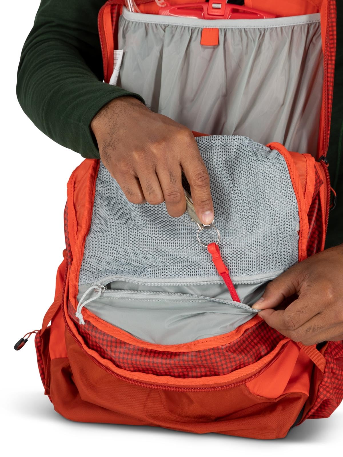Osprey Talon Pro breathable shoulder straps designed for comfort
