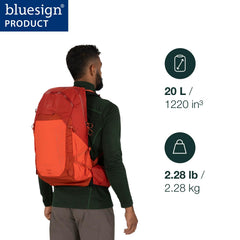 Osprey Talon Pro torso-adjustment system demonstrating a precise fit