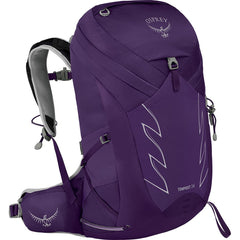 Osprey Tempest 24 Violac Purple main compartment for organized all-day adventures.