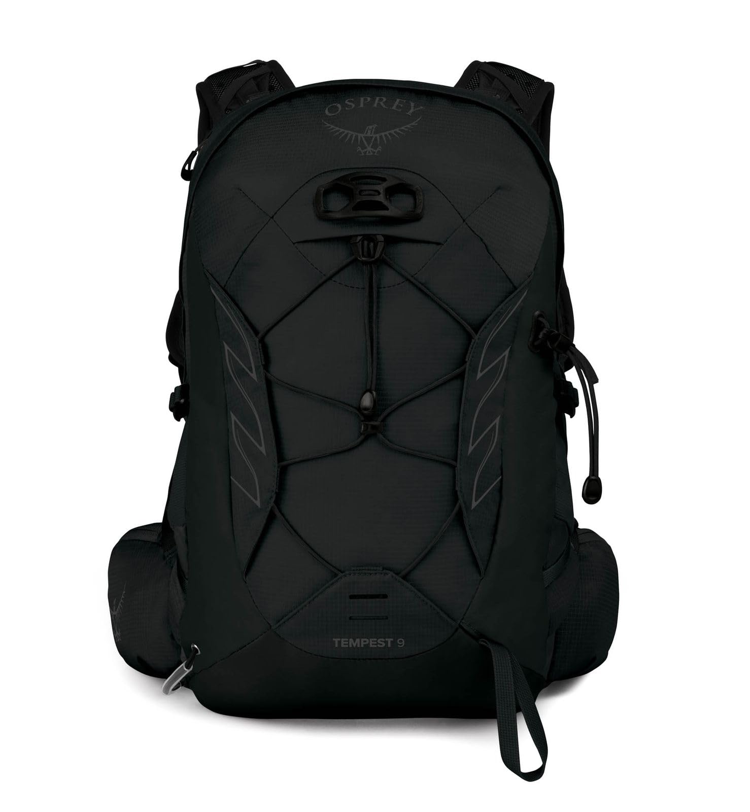 Osprey Tempest 9L hipbelt and harness provide stable, comfortable fit for multi-sport days.