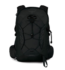 Osprey Tempest 9L hipbelt and harness provide stable, comfortable fit for multi-sport days.