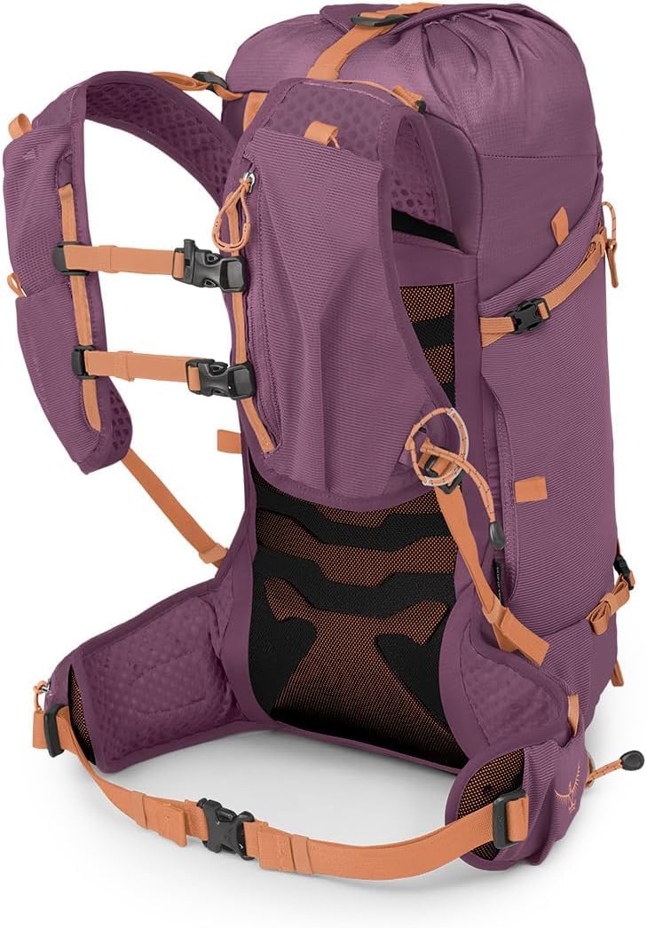 Osprey Tempest Velocity 20L right-side hipbelt pocket offers quick-access essentials.