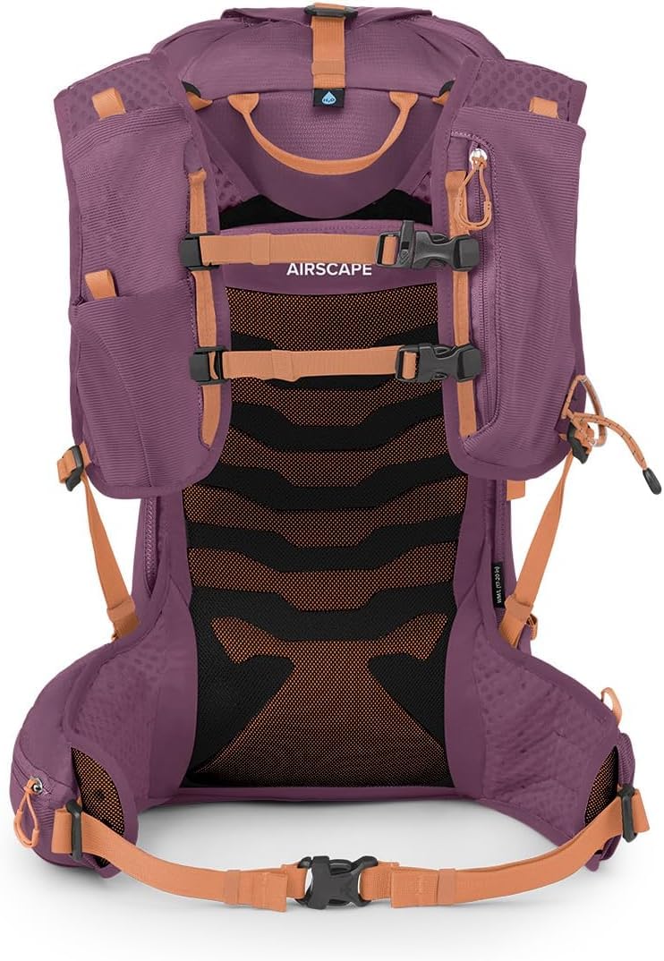 Osprey Tempest Velocity 20L top-closure demonstrates secure top compression.