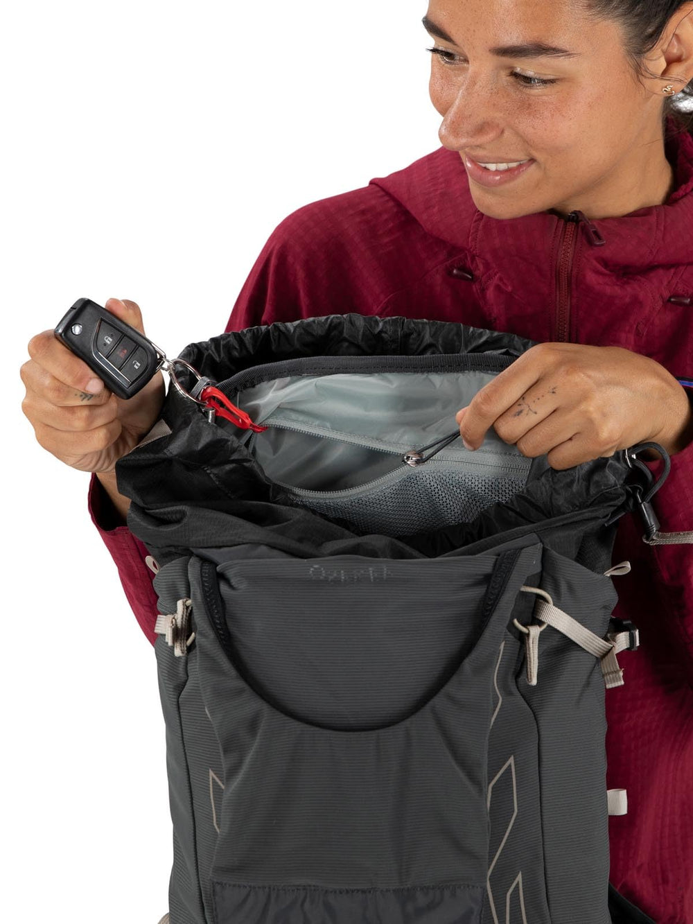 Osprey Tempest Velocity 30L bluesign-certified materials reflect sustainable production.