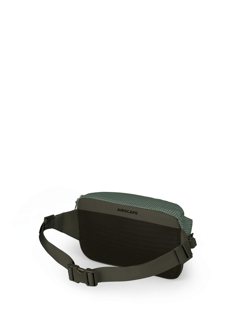 Osprey Transporter Commuter waist pack nanotough fabric close-up shows durable build.