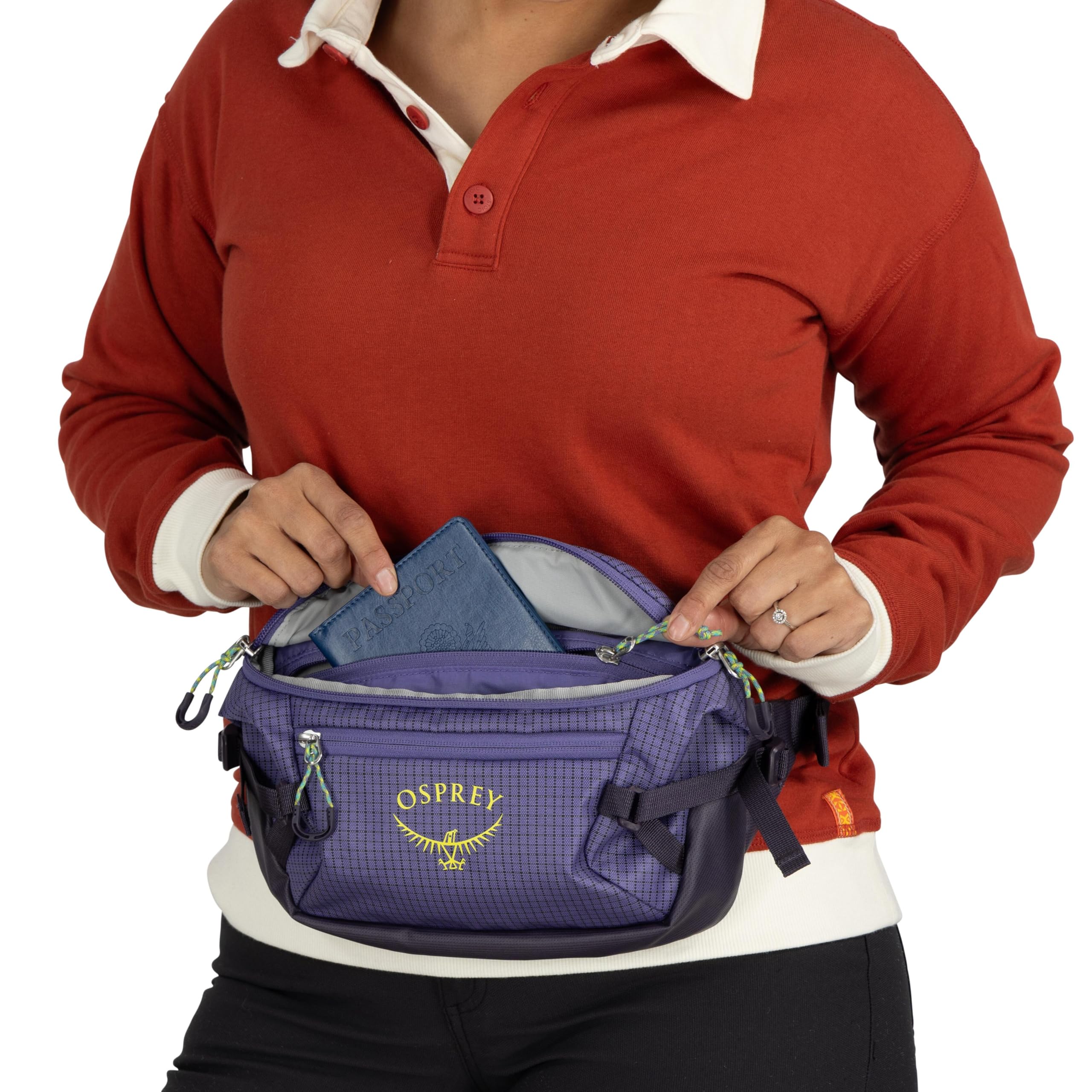 Osprey NanoTough fabric shows durability and water resistance in everyday conditions