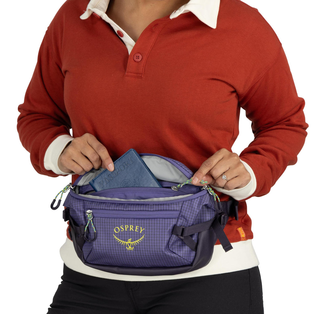 Osprey NanoTough fabric shows durability and water resistance in everyday conditions