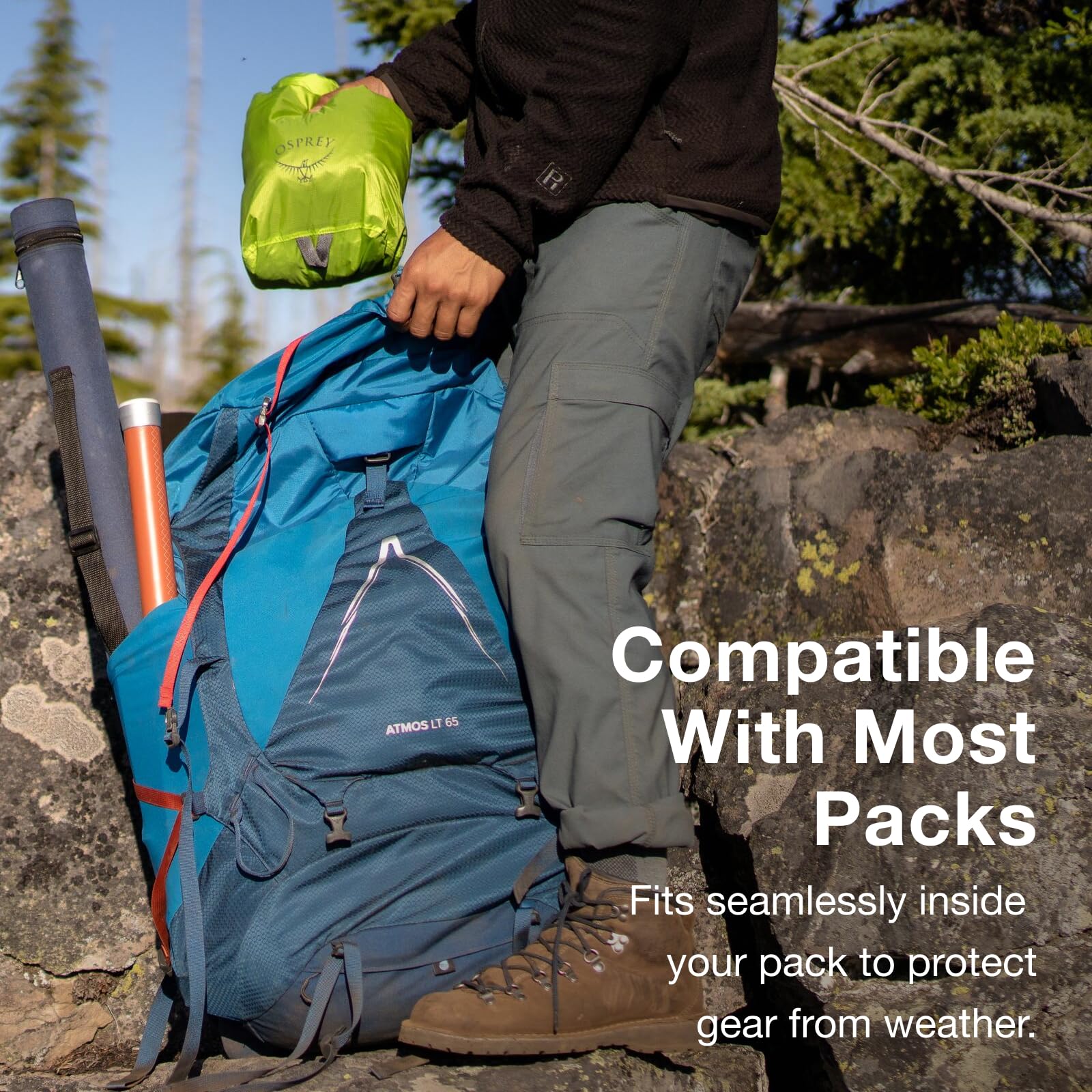 Osprey Ultralight Pack Liner highlights compatibility with organization accessories