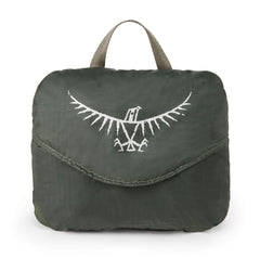 Osprey Ultralight Raincover Large on-pack protects gear during sudden showers.