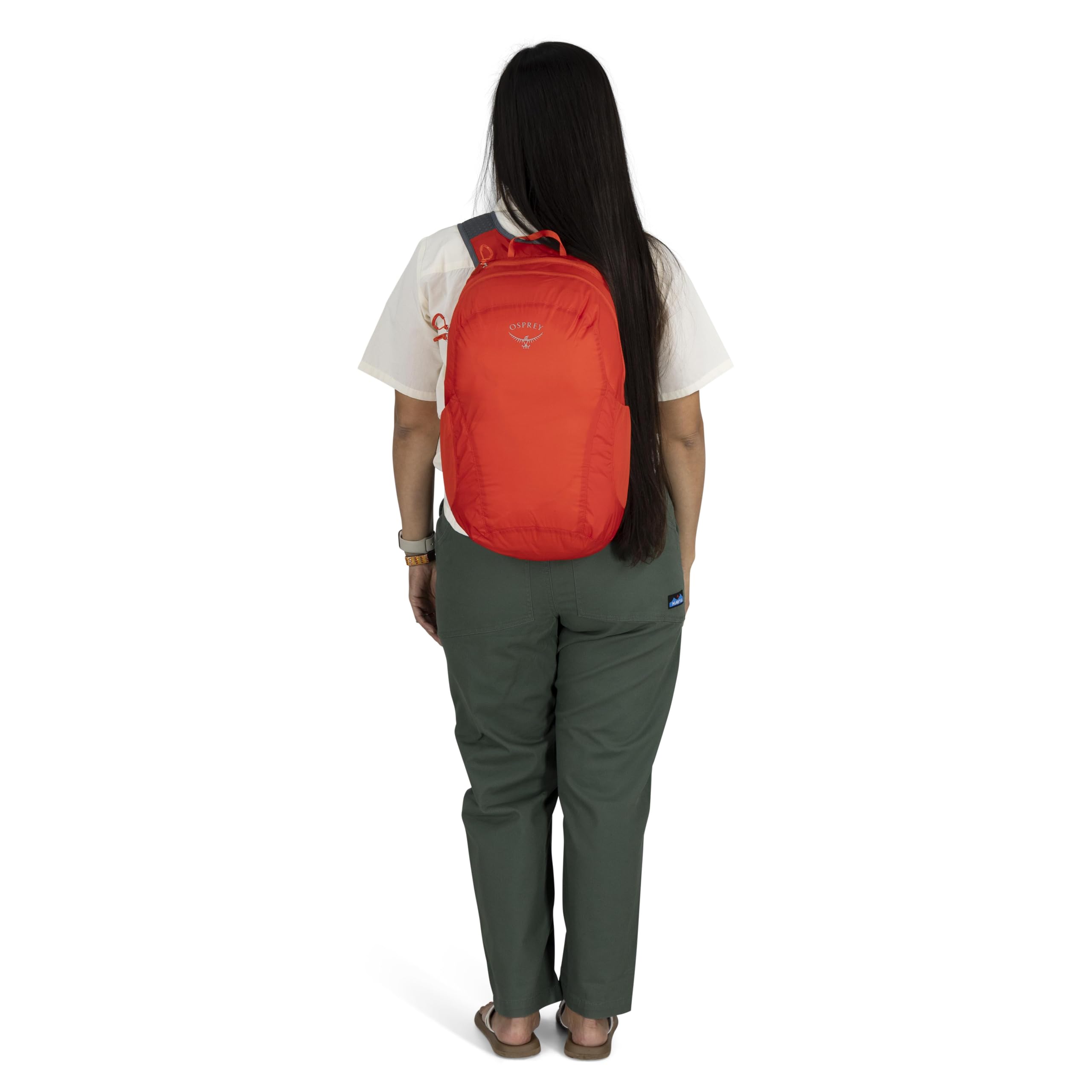 Osprey Ultralight Stuff Pack bluesign fabric close-up highlights sustainable materials.