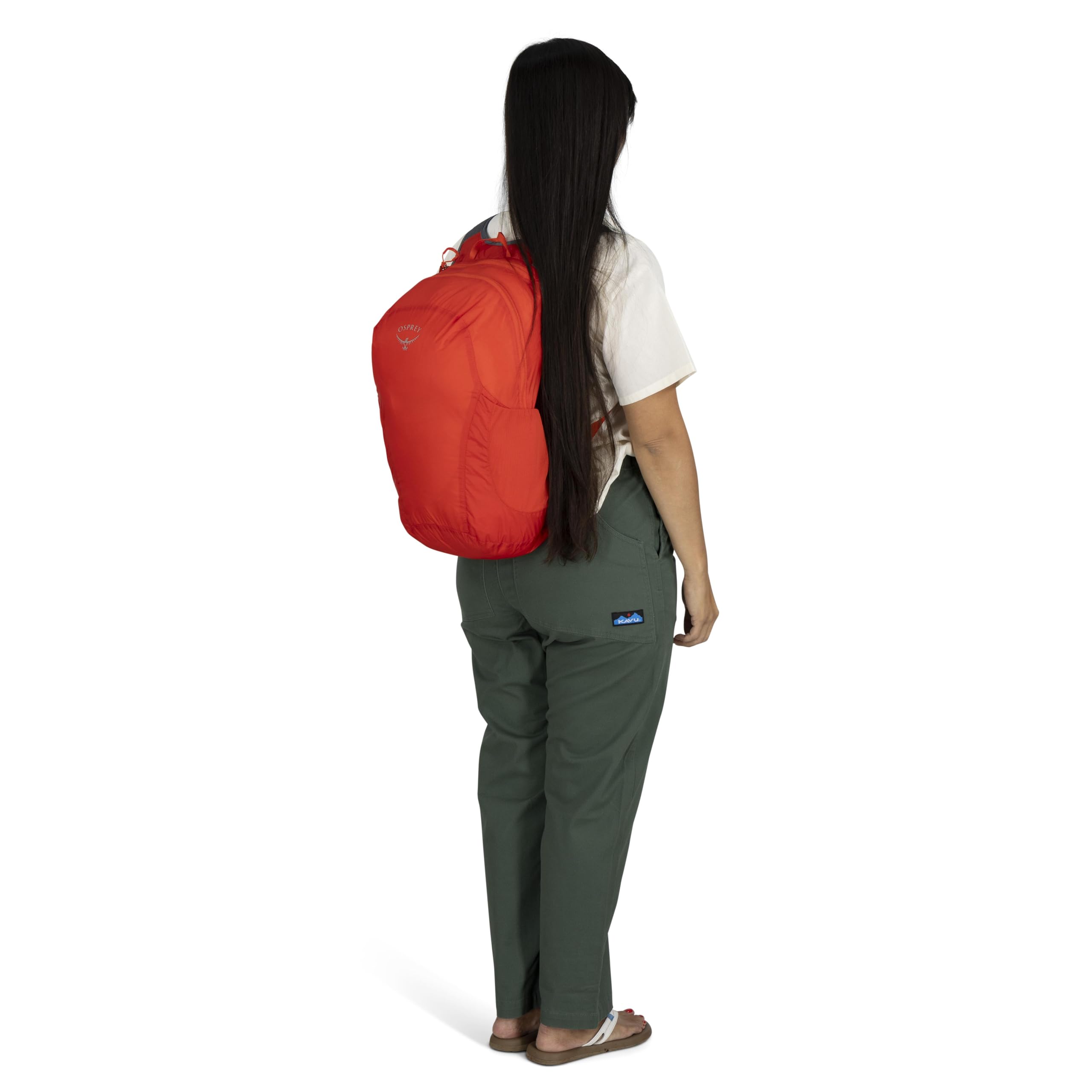 Osprey Ultralight Stuff Pack compact dimensions illustrate a tiny travel footprint.
