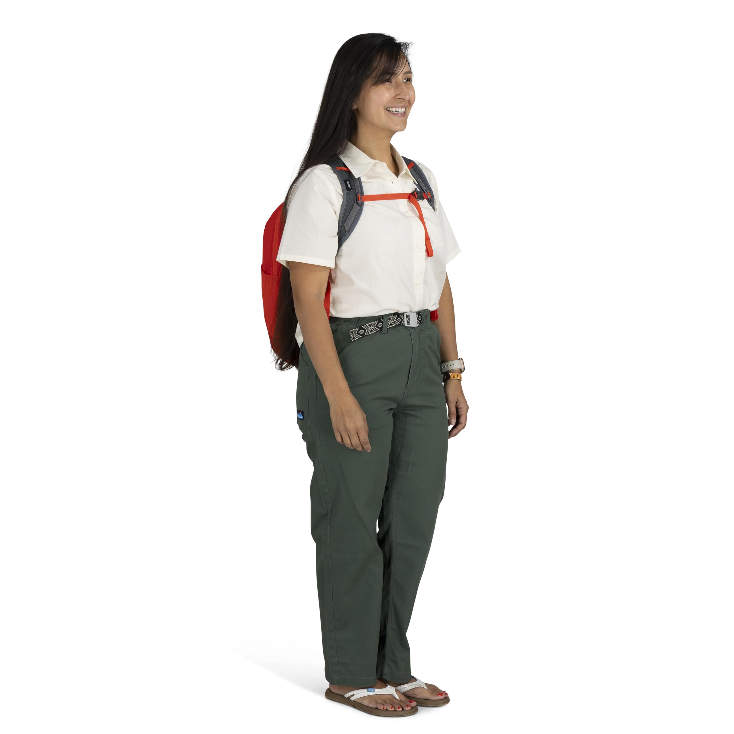 Osprey Ultralight Stuff Pack easy-pull zippers simplify packing and access.
