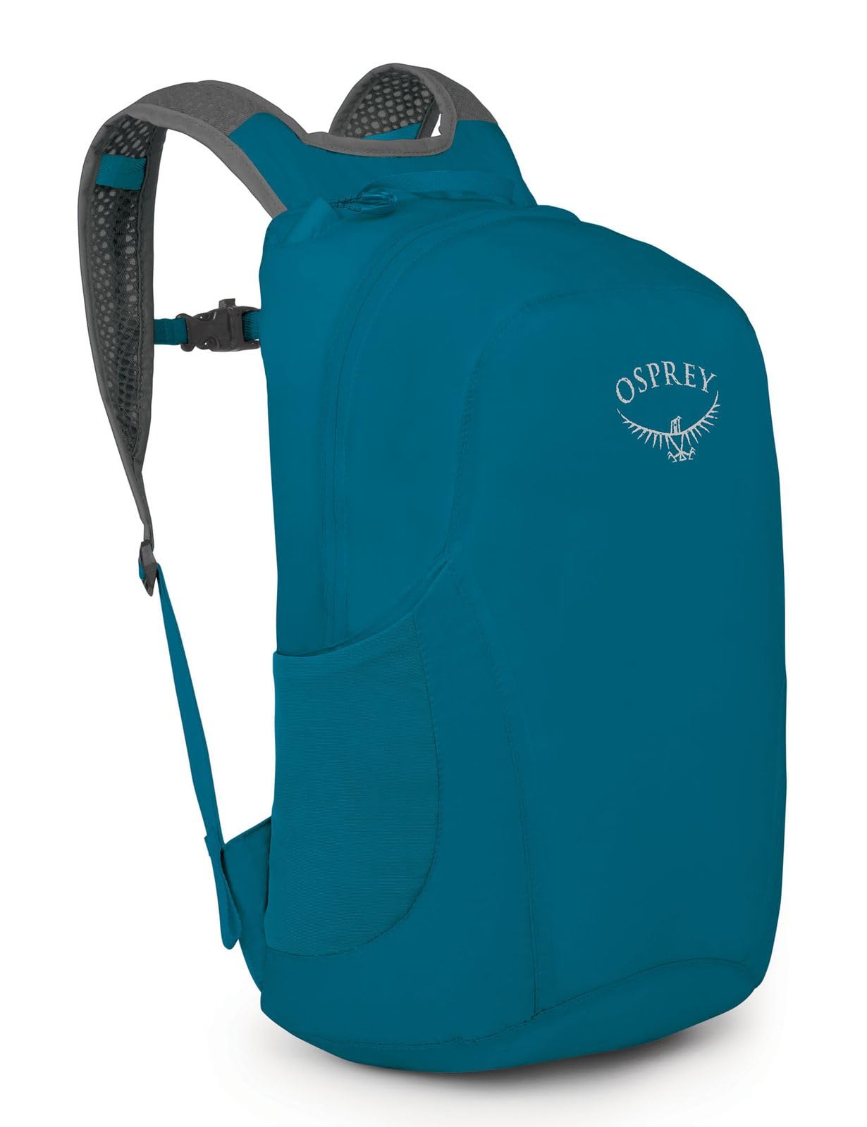 Osprey Ultralight Stuff Pack side pocket highlights quick-access storage.