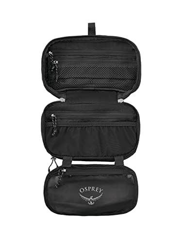Osprey Ultralight Zip Packing Organizer with zip closure keeps items secure during transit.