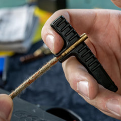 Close-up of enhanced grip AP brush and T-handle