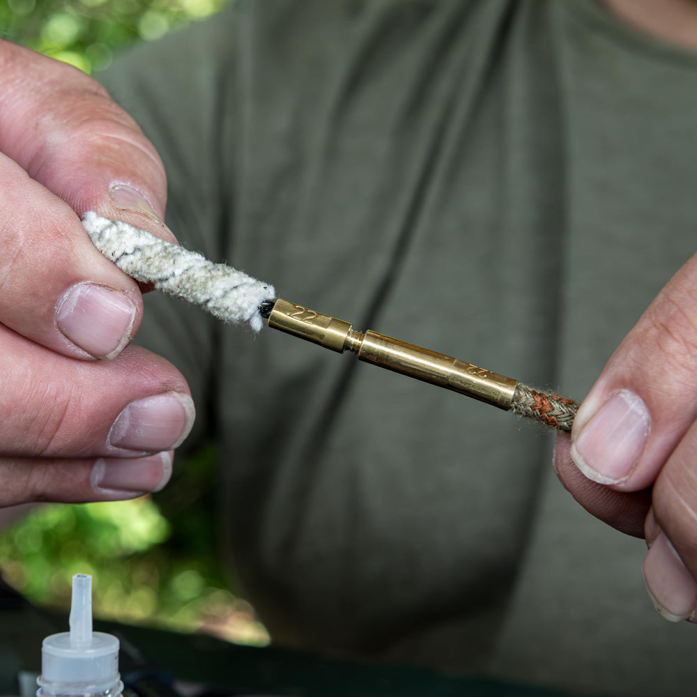 Microfiber gun cloth included in Complete Care Kit