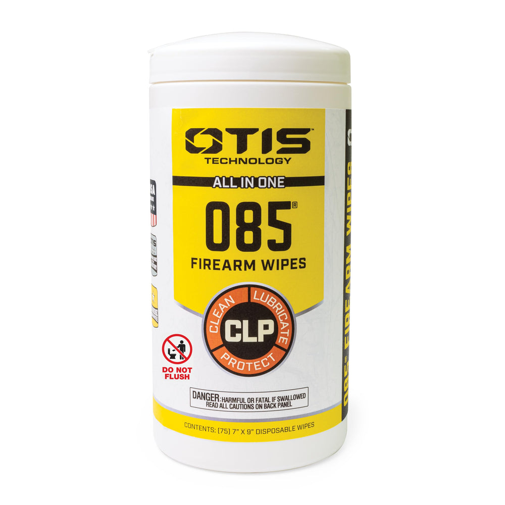 Otis Technology 085 Wipes CLP for firearms canister - 75 wipes