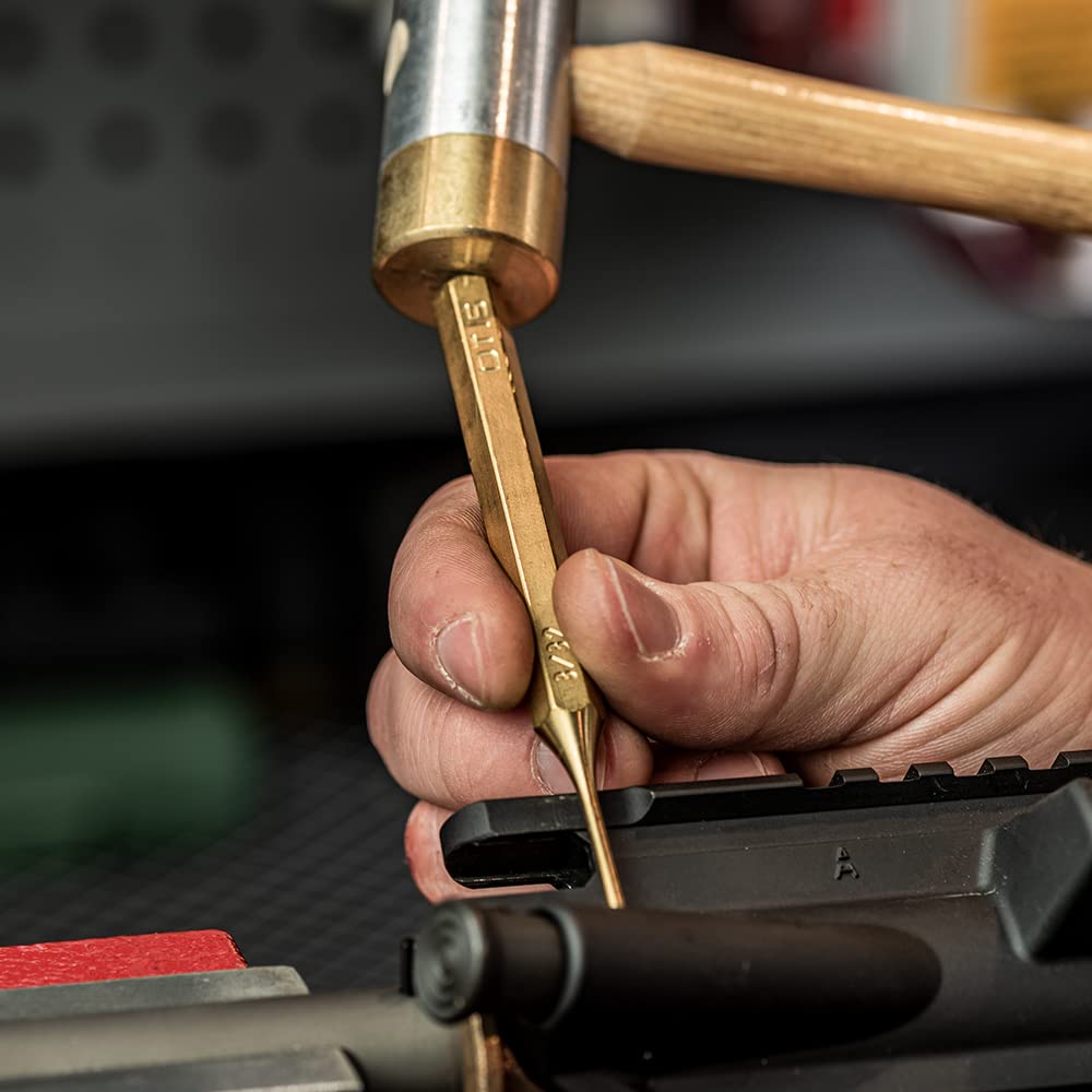 Made in the USA craftsmanship label on the punch set