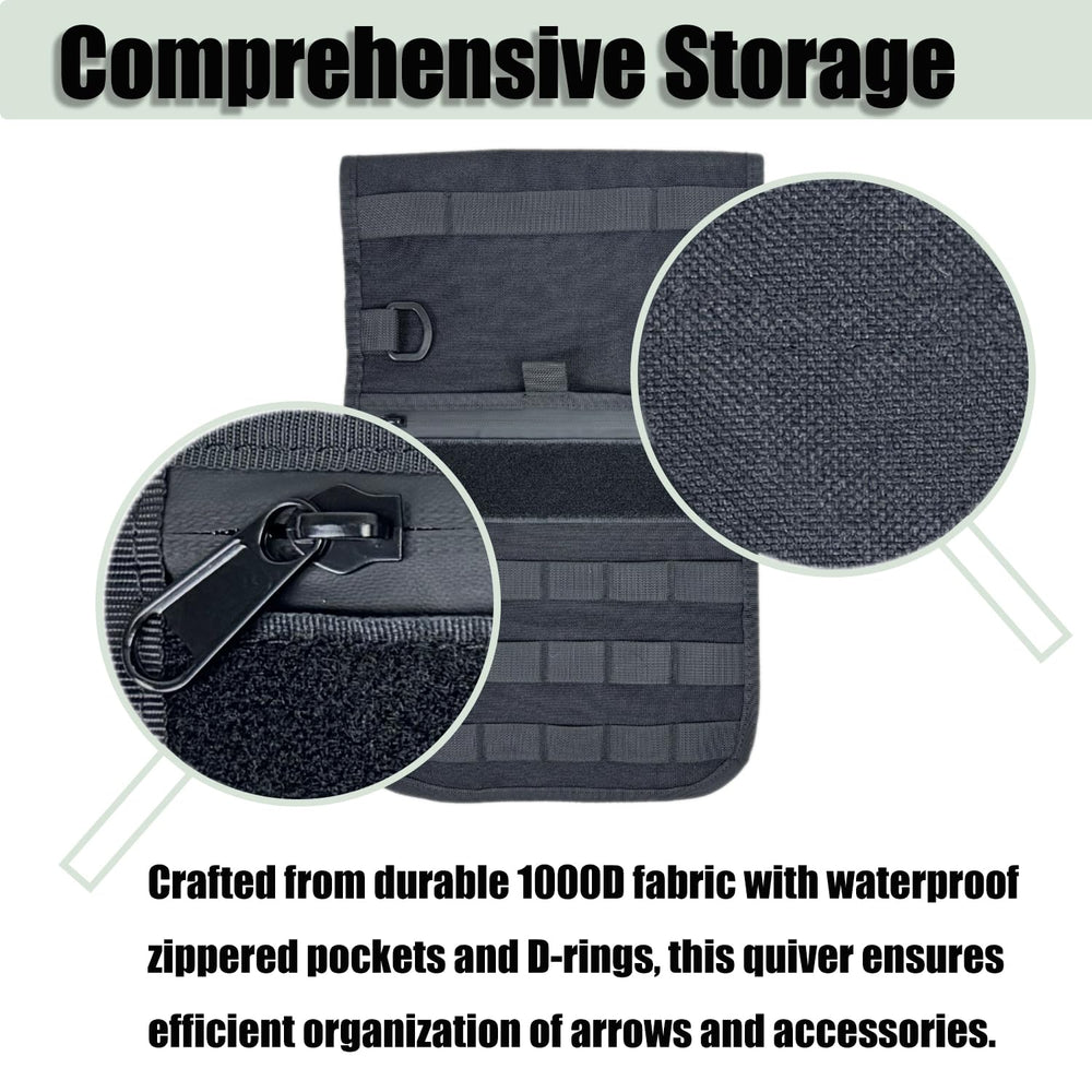 Otomitake quiver waterproof-pocket demonstrates weather-ready transport.