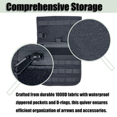 Otomitake quiver waterproof-pocket demonstrates weather-ready transport.