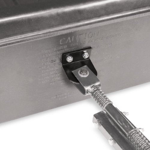 OTTER hitch assembly with backer plate for durable multi-sled mounting