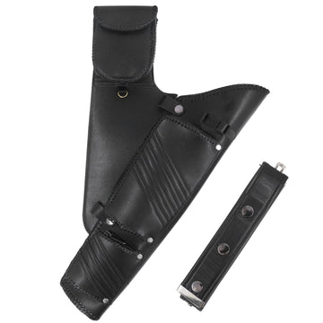 oubert Archery Hip Quiver leather material detail shows durable, long-lasting construction for training sessions.
