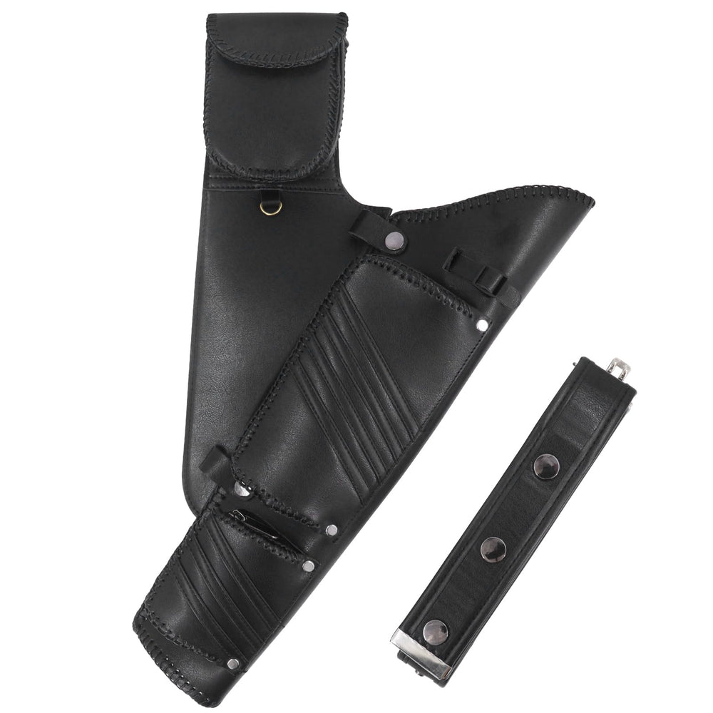 oubert Archery Hip Quiver leather material detail shows durable, long-lasting construction for training sessions.