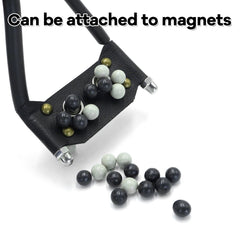 oubert slingshot ammo black pack shows organized color coding for target practice