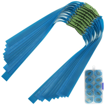 oubert slingshot bands blue box: durable replacement kit safely stored in a sturdy box