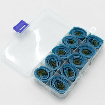 oubert slingshot bands blue full set: complete replacement kit ready for field use