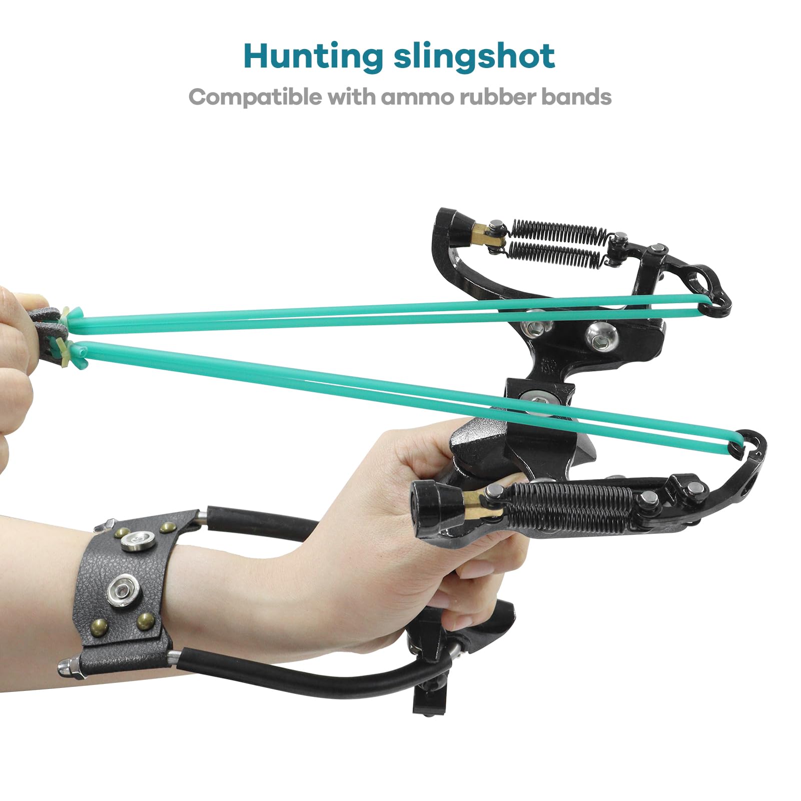 Oubert Slingshot bands pack displays versatile power options.