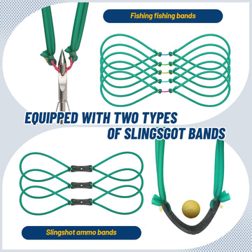 Oubert slingshot wrapped handle absorbs sweat for secure grip