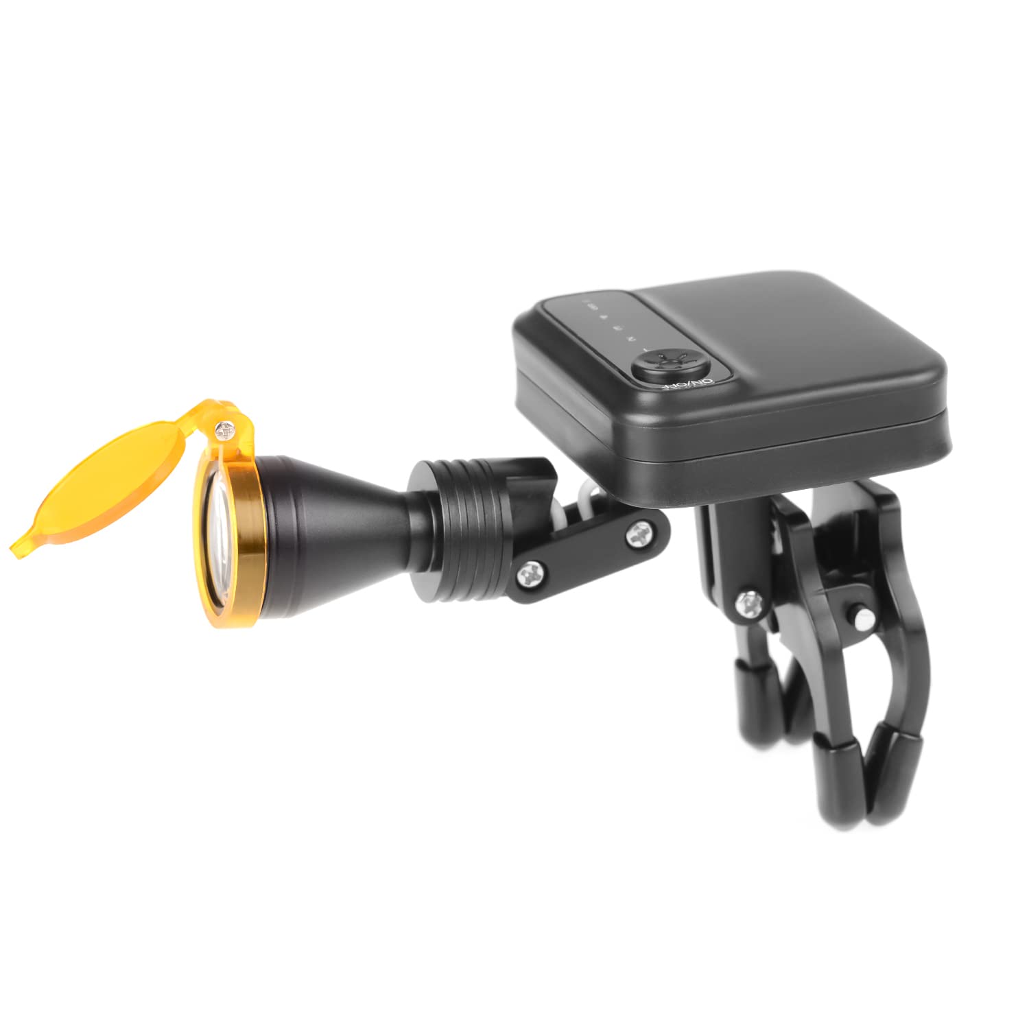 OUBO compact headlamp with adjustable angle for versatile illumination.