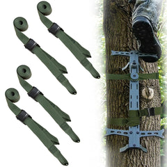 Ouffun four-pack hunting straps securing anchor point for tree stands