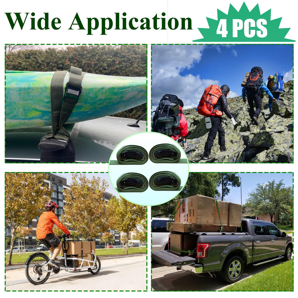 Ouffun strap pack demonstrates 600 lbs capacity for secure setups