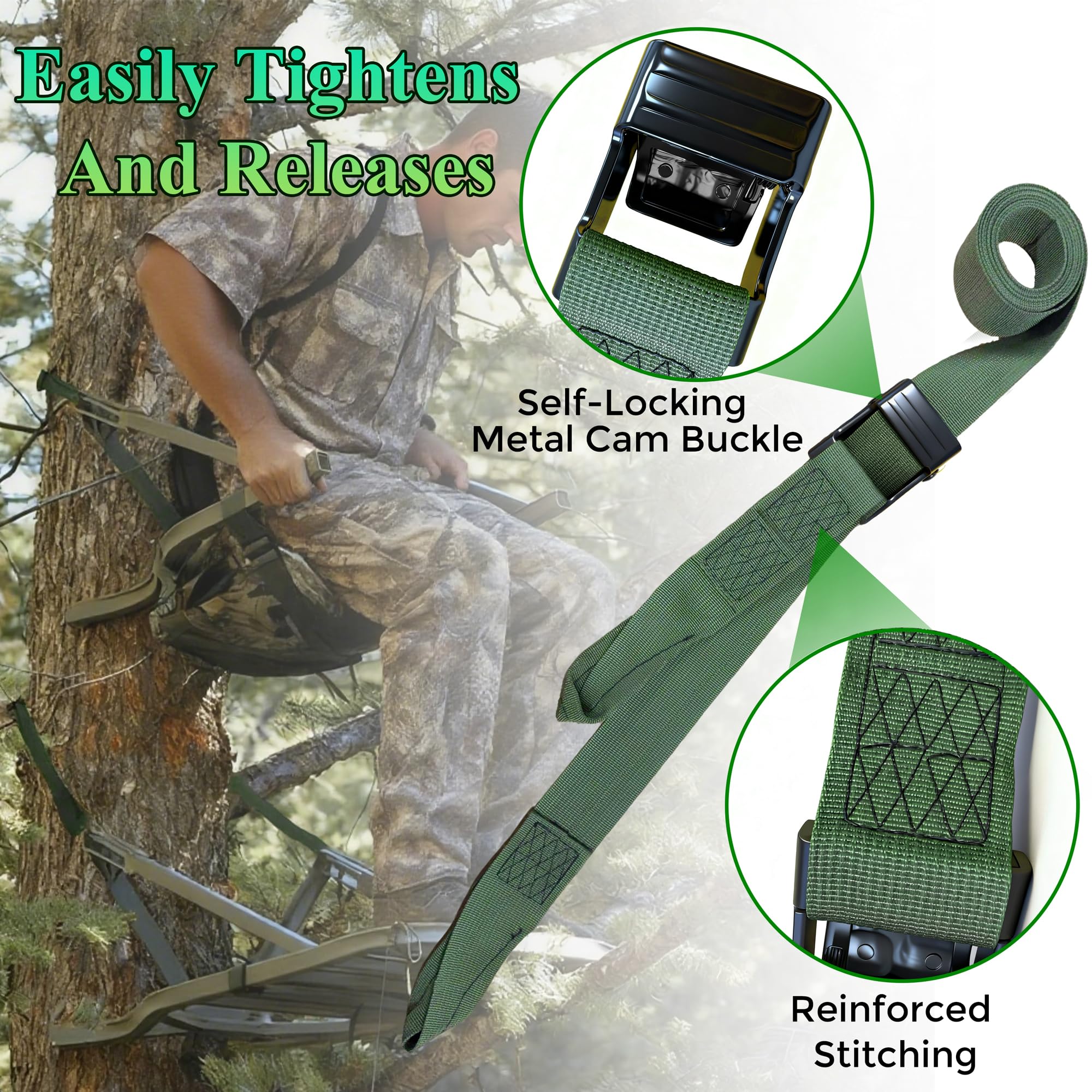 Ouffun universal compatibility with popular climbing sticks for easy fit