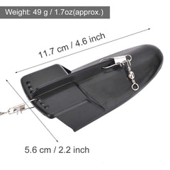 Planer boards in freshwater setup with lure