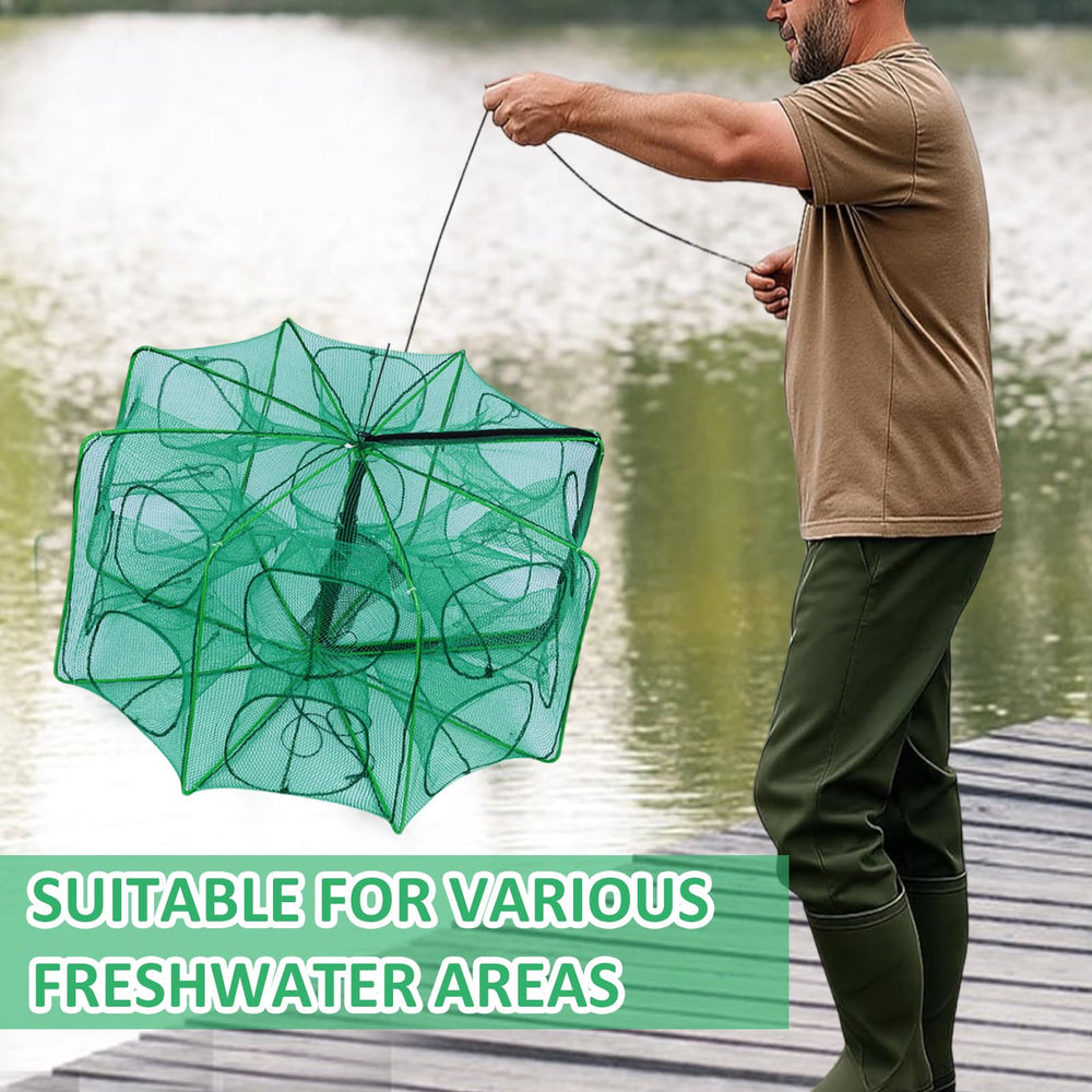 Versatile use for minnows, crabs, crayfish and shrimp fishing