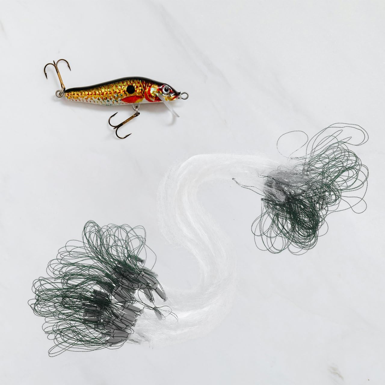 Outanaya durable outdoor fishing net designed for repeated use