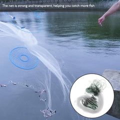 Outanaya gill net with float system supports buoyancy and retrieval