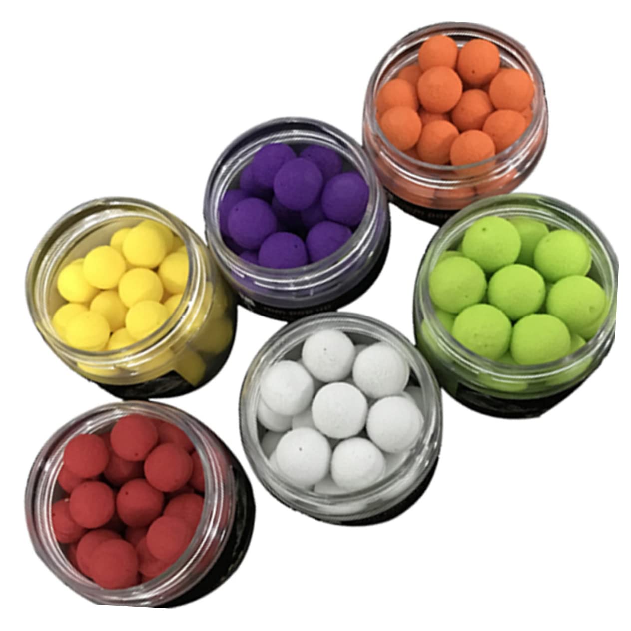 Buoyant beads float above water, improving lure visibility and action.
