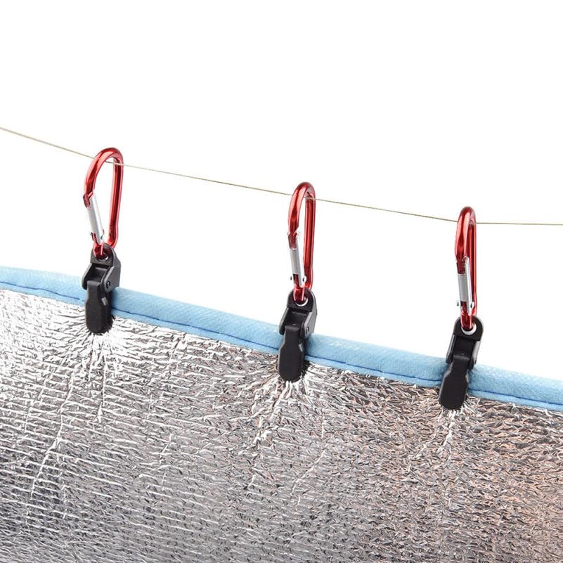 Outanaya tarp clips store neatly for ready outdoor use.