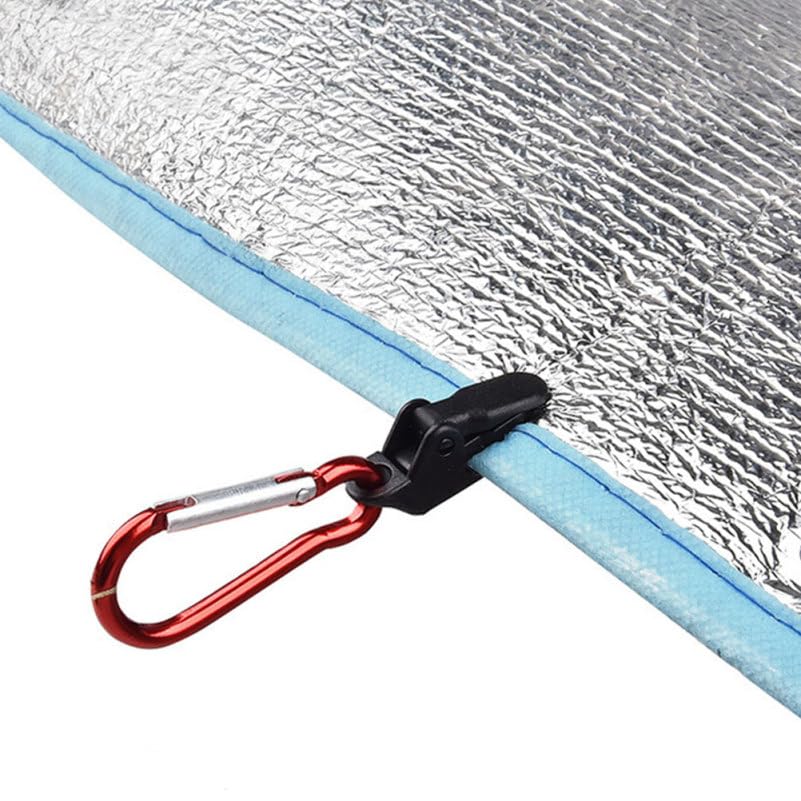 Outanaya tarp clips show a toothed mouth grip for strong hold.