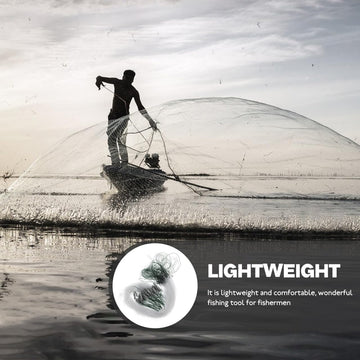 Outanaya tram me l gill net with float enables controlled casting