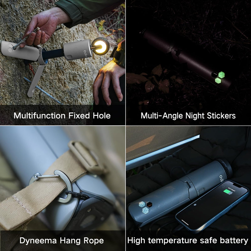 Outask camping-lantern-modes three brightness levels for versatility