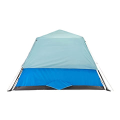 OUTBOUND QuickCamp 6P bathtub floor helps prevent water intrusion on damp campsites.