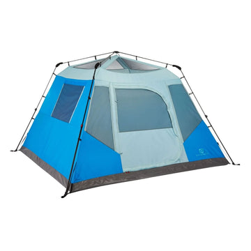 OUTBOUND QuickCamp 6P interior mesh pockets keep small essentials organized during trips.