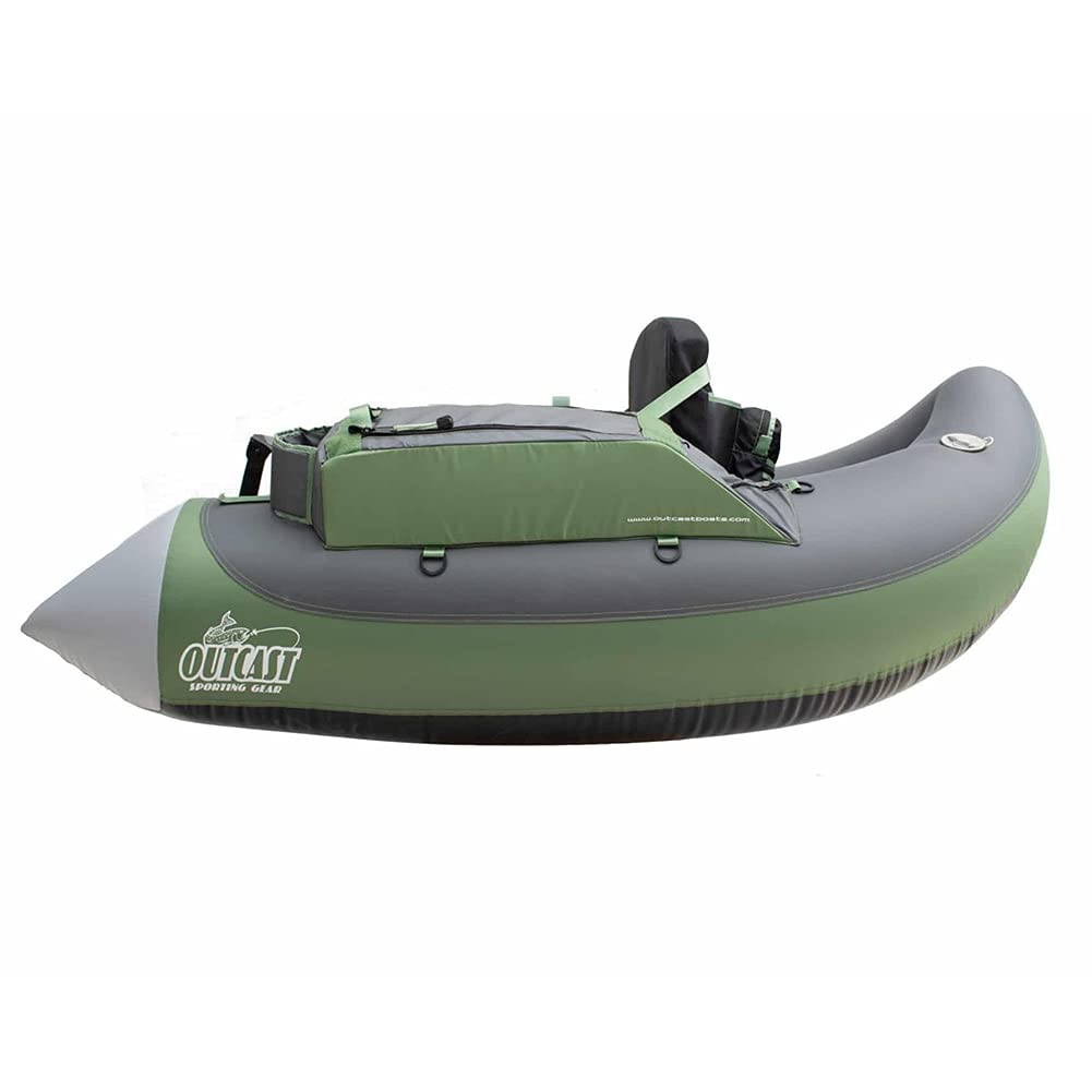 Foam seat on Outcast Fat Cat LCS float tube